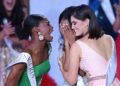 Internet Swoons Over Miss Nigeria's Thrilled Response To Pal's Miss World Win Internet Swoons Over Miss Nigeria’s Thrilled Response To Pal’s Miss World Win