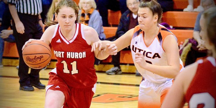 Port Huron girls basketball overcomes 'Pulp Fiction' scare at Utica Utica