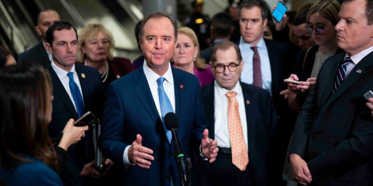 Branding Trump a Danger, Democrats Cap the Case for His Removal Democrats