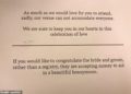 Couple branded ‘shameless’ for urging people NOT invited to their wedding to send cash for honeymoon