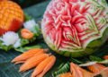 thai fruit carving
