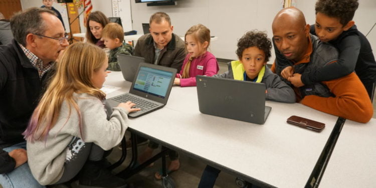 California parents sharpen their computer science skills alongside students