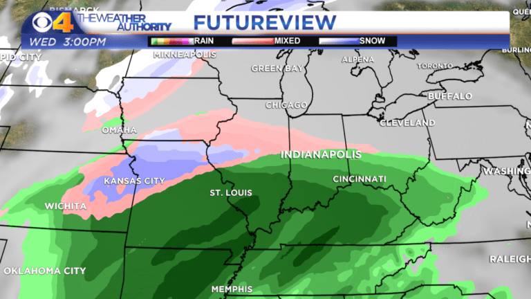 Weather system could bring wintry mess mid-week | CBS 4 – Indianapolis News, Weather, Traffic and Sports
