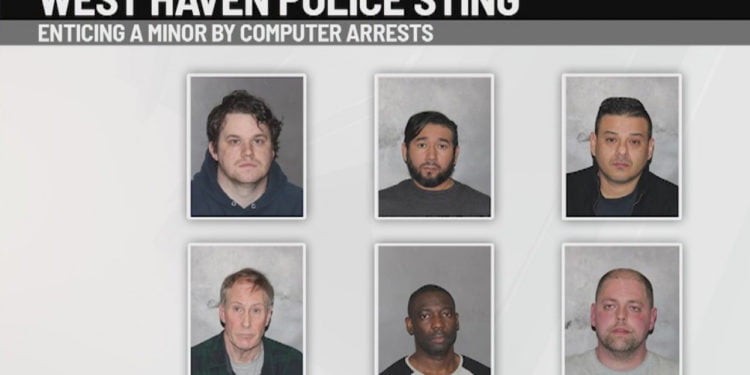 Six men charged with enticing minors by computer, enticing minors