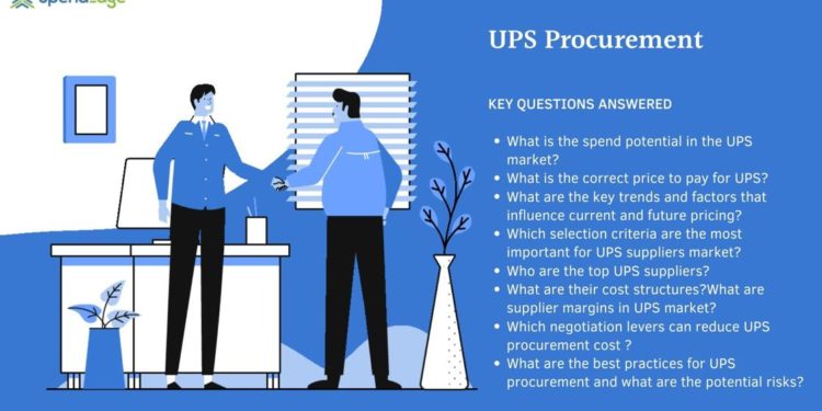UPS Procurement Intelligence Report UPS Procurement