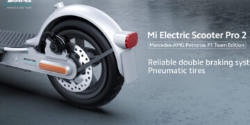 Limited Edition Mercedes AMG F1 branded Scooter available in Australia from Xiaomi » EFTM