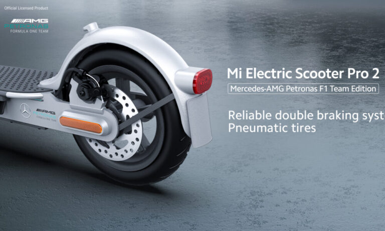 Limited Edition Mercedes AMG F1 branded Scooter available in Australia from Xiaomi » EFTM