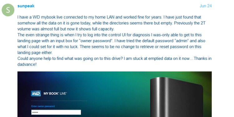 MyBook Users Urged to Unplug Devices from Internet – Krebs on Security