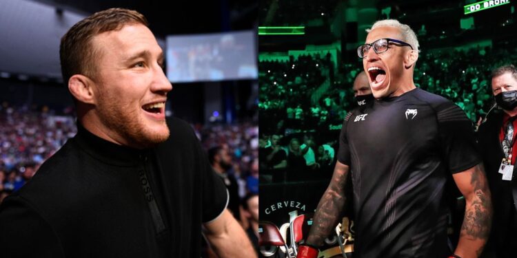 Charles Oliveira Responds To Justin Gaethje Branding Him A “Quitter”