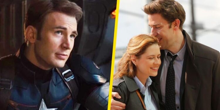 Chris Evans Breaks the Internet With His Sweet Take on Jim and Pam From The Office