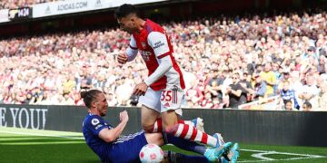 Luke Ayling is branded an ‘idiot’ for ‘disgusting’ tackle in Arsenal clash by Jamie Carragher