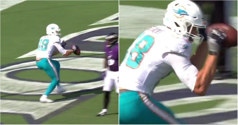 Mike Gesicki branded an ’embarrassment’ for TD celebration