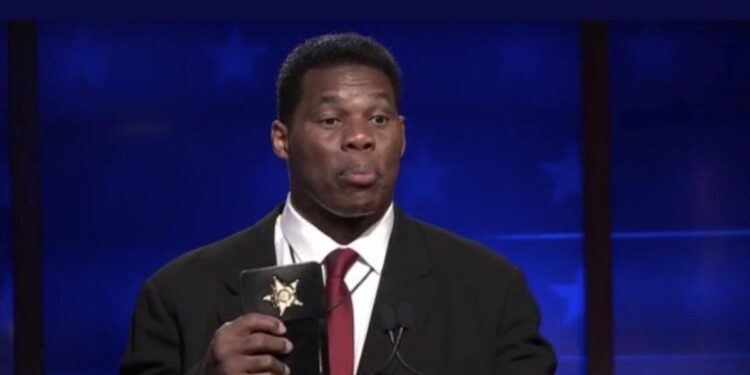 Herschel Walker's 'prop' badge is the internet's new favourite meme Herschel Walker’s ‘prop’ badge is the internet’s new favourite meme