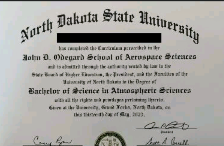 Some UND diplomas mailed with “NDSU” branding